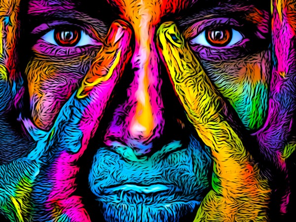 Face Paint Print