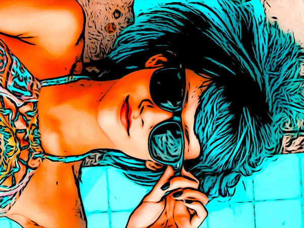 Pool Side Print