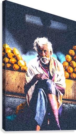 Fruit Stand Canvas Print