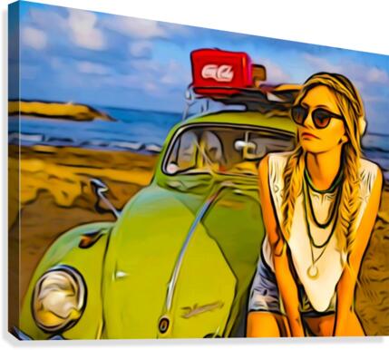 Beach Peace Canvas Print