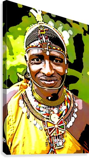 African Canvas Print