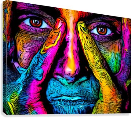 Face Paint Canvas Print