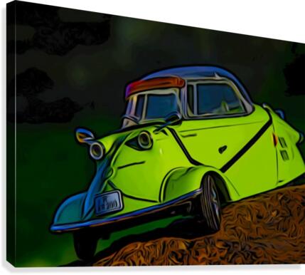 Three Wheels Canvas Print