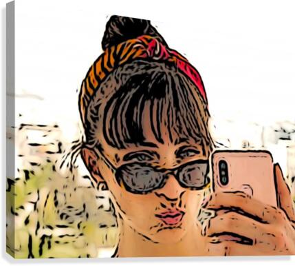 Selfie Canvas Print