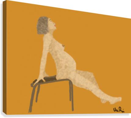 Expecting Canvas Print