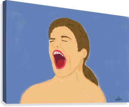 Agony Canvas Print