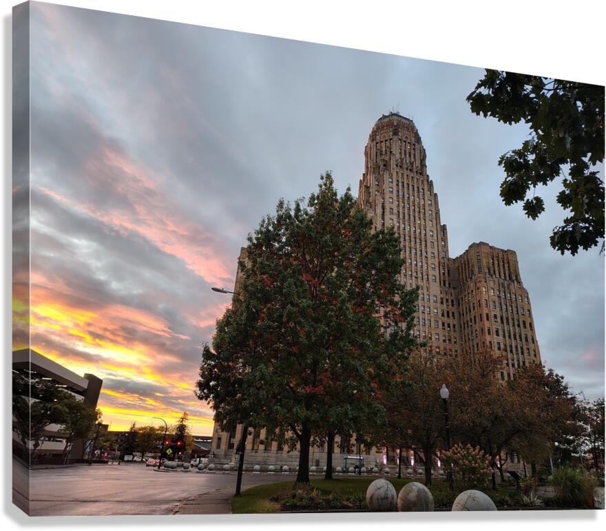 A Creative Sunset  Canvas Print