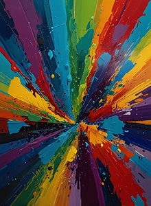 Dreamscape Fusion: The Art of Colorful Abstraction