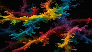 Flowing Spectrums: The Dance of Color and Light