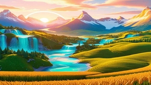 Serene Swan Paradise: A Dreamlike Garden of Tranquility