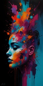 Explosion of Colors: Reflections of the Soul