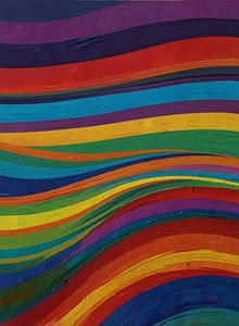 Abstract Art Palette: A Symphony of Vibrant Hues