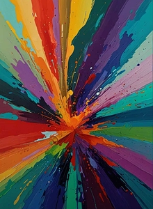 Mix colors with the beauty of life