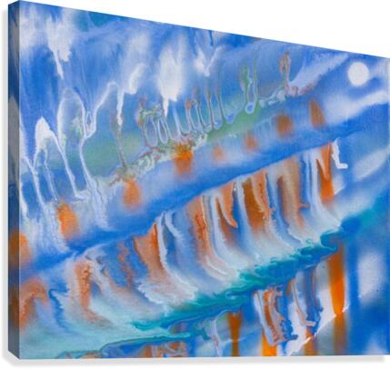 THE WAVES Canvas Print