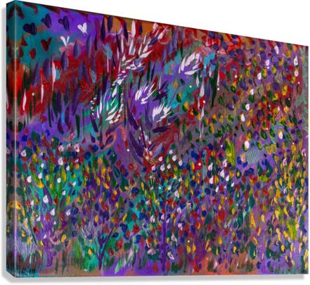 BLOOMING FIELD Canvas Print