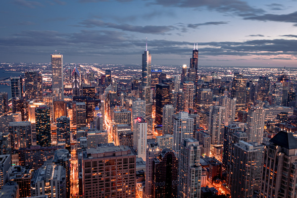 High Above Chicago by EvanJMoorhouse