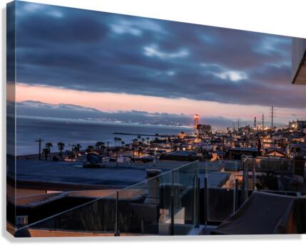 LA Coast Canvas Print