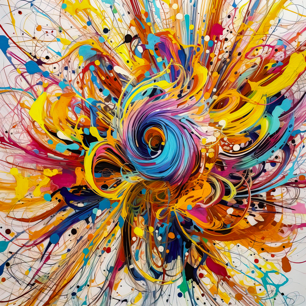 Paint Explosion Print