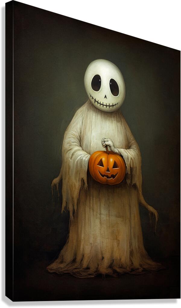 Halloween Ghost Canvas Print