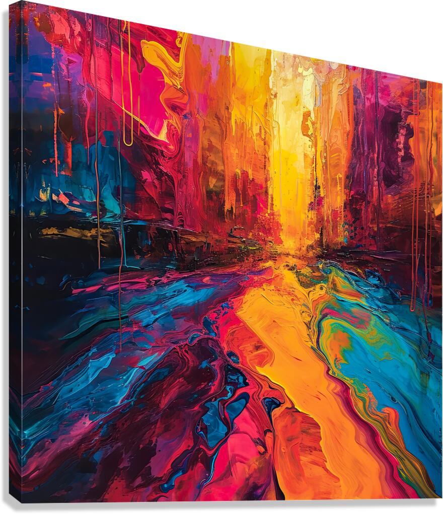 34th Street Sunset Canvas Print