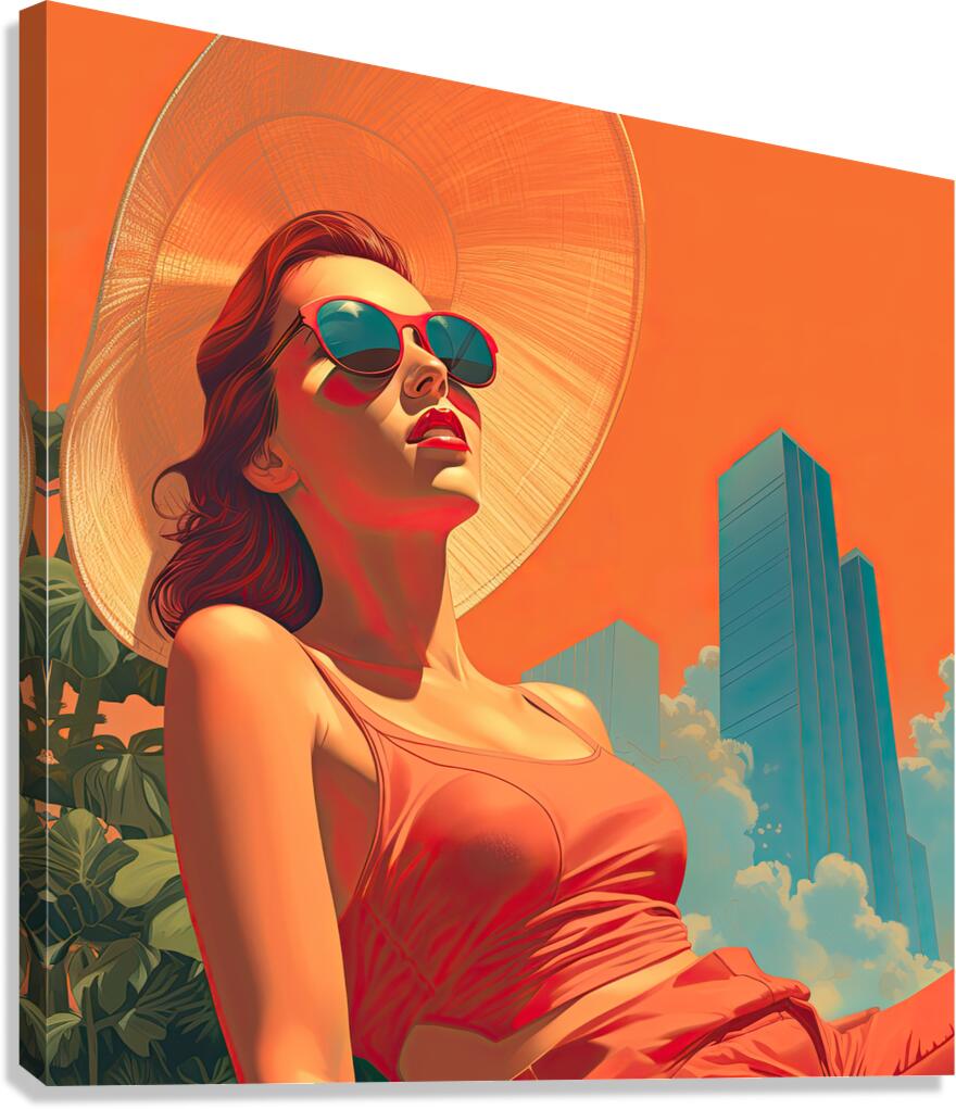 Summer in the City Canvas Print