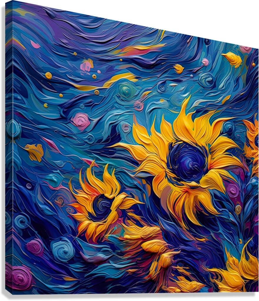 Sunflower Tide Canvas Print