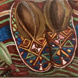 Duck Turrentine   Untitled moccasins