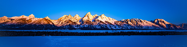 Teton Range at Dawn by Kelly Fox