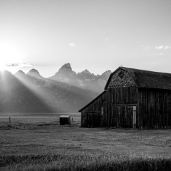 Sunset on the ranch 