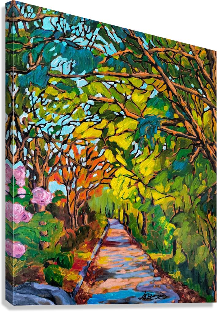 Promenade du Lac des Nations Canvas Print