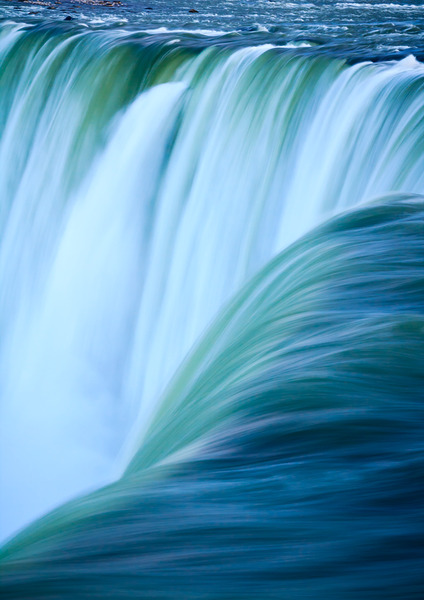 Niagara Falls Blue Movement Detail by Silken Photography