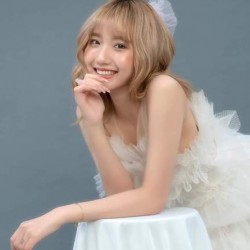 A girl with a sexy body with a free style of dress