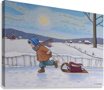 Early Edition Canvas Print