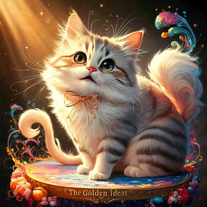 Feline Enchantment: A Portrait of Grace and Beauty