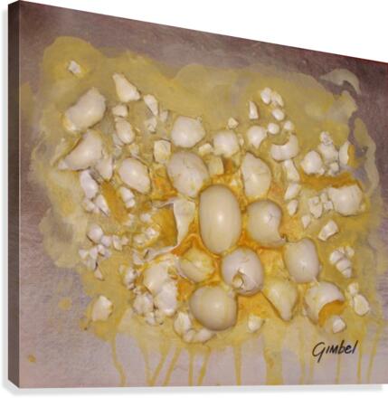 scrambled eggs Canvas Print