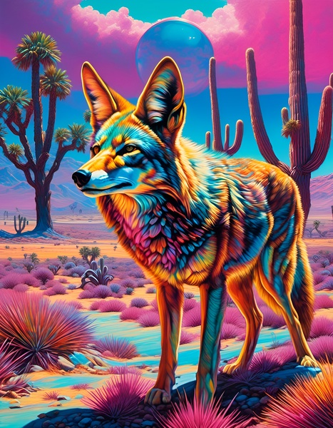 Iridescent Predator Print