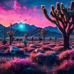 Mohave desert Arizona Night Splendor