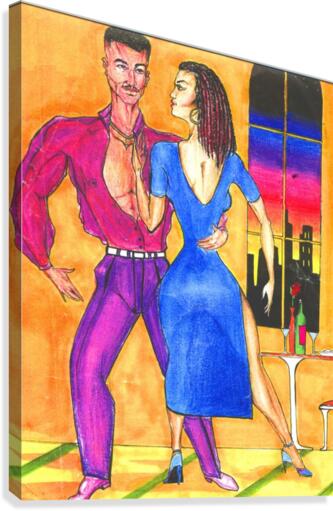 the dance Canvas Print