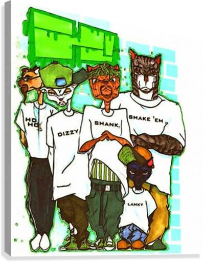 vjo crew2 Canvas Print
