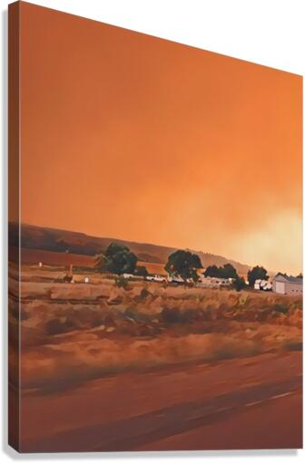 Wildfire Canvas Print