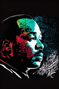 MLK - Pop Art Portrait