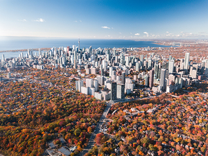 Toronto Skyline Autumn