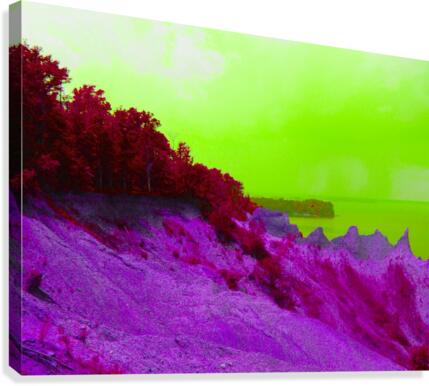Chimney Bluffs Canvas Print