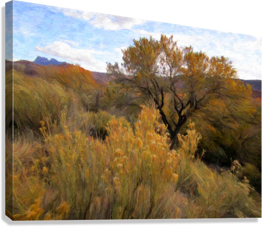 Autumns Last Stand  Canvas Print