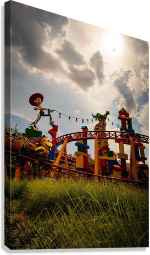 Toy Coaster  Canvas Print