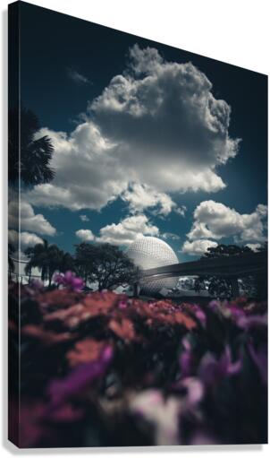 Spaceship Flowers  Canvas Print