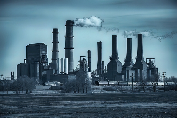 Factory Landscape by Anghel Viorel