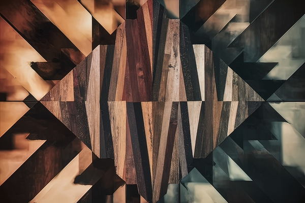 Wooden pattern texture abstract background 1 by Anghel Viorel