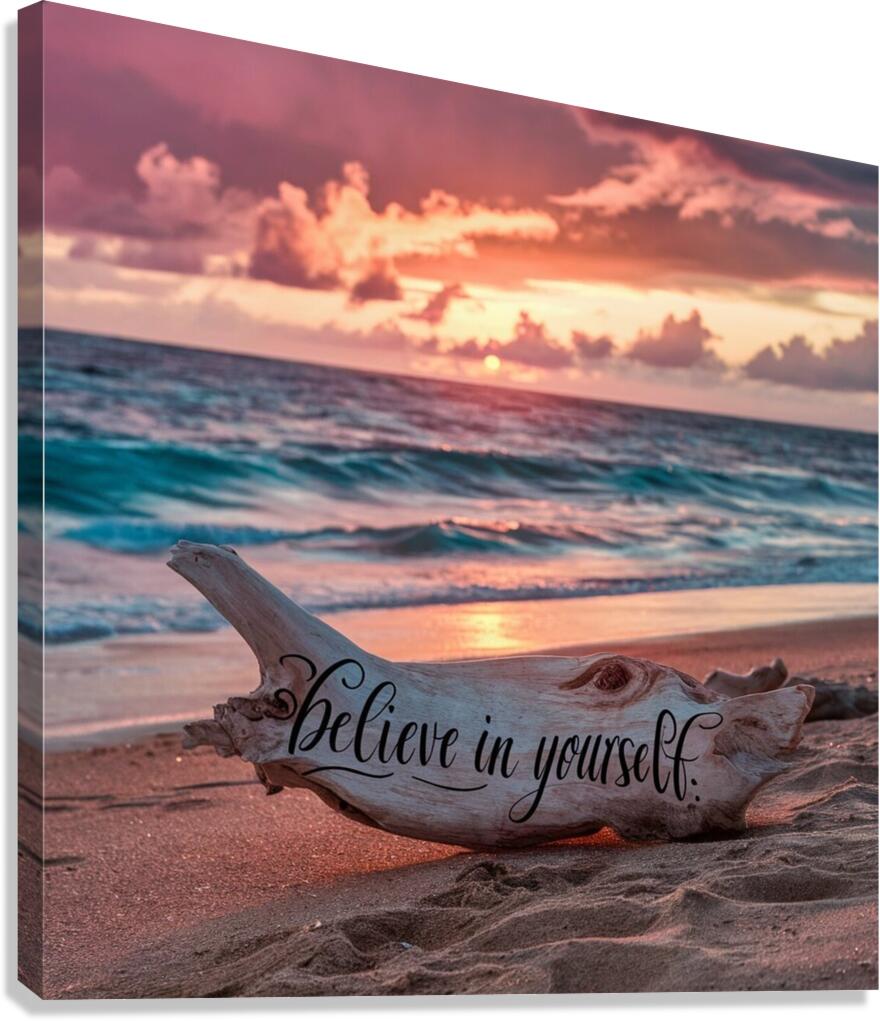 Believe in yourself Canvas Print