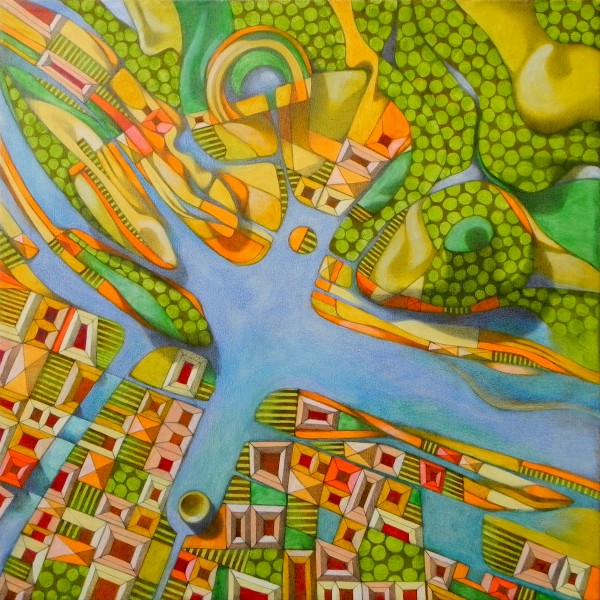 imaginary map of turin Print